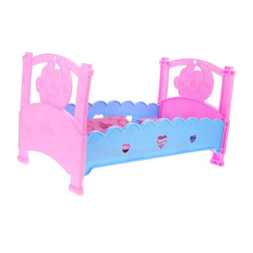 Puppenbett für Puppenbett aus Sicherem für Rollenspiele und Puppenhaus Zubehör Süßes Accessoire für Kinderzimmer Puppenbett für Puppenbett aus Sicherem für Rollenspiele und Puppenhaus Zubehör Süßes Accessoire für Kinderzimmer von Abaodam