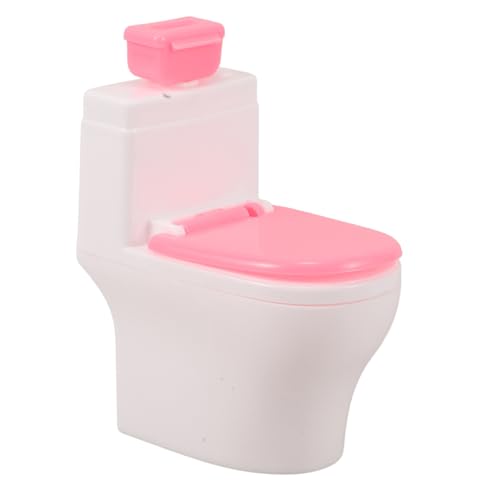 Abaodam Miniatur Puppenhaus Toilette Realistische Kleiner Toilette für Puppen Mädchen Rollenspiel Zubehör Kleiner Badezimmermöbel Dekoratives Puppenhaus Zubehör Abaodam Miniatur Puppenhaus Toilette Realistische Kleiner Toilette für Puppen Mädchen Rollenspiel Zubehör Kleiner Badezimmermöbel Dekoratives Puppenhaus Zubehör von Abaodam