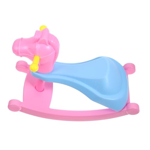 Abaodam Schaukelpferd Puppenhaus Zubehör für Fantasievolles Handgefertigtes Modell mit Liebevollen Details für Kreative Rollenspiele Abaodam Schaukelpferd Puppenhaus Zubehör für Fantasievolles Handgefertigtes Modell mit Liebevollen Details für Kreative Rollenspiele von Abaodam
