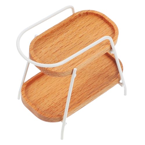 Speicherregalmodell Veranstalter Sachen für kleines Regal Regale bücherregal dekorative Mini-Hausdekoration DIY Miniaturregal Mini Möbelmodelle Mini Regal hölzern von Abaodam