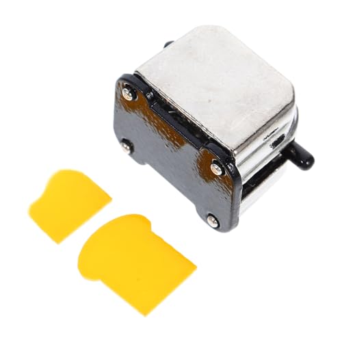 Toaster Modell Detaillierte Nachbildung Brotmacher mit Broten für Puppenhaus Dekoration und DIY Miniaturprojekte aus Langlebigem von Abaodam