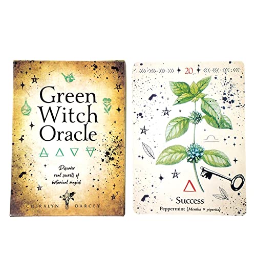 Oracle Deck Grüne Hexe, Grüne Hexe Orakel Karten Set 44 Tarotkarten, Original Tarotkarten Deck Mit Guide, Englisch Edition Traditionelle Standard Tarot Decks, Durable 44 Tarotkarten Set Für Abbto Oracle Deck Grüne Hexe, Grüne Hexe Orakel Karten Set 44 Tarotkarten, Original Tarotkarten Deck Mit Guide, Englisch Edition Traditionelle Standard Tarot Decks, Durable 44 Tarotkarten Set Für Abbto von Abbto