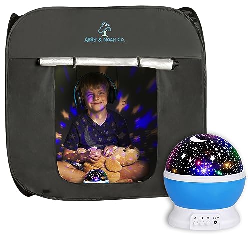 Abby & Noah Pop-Up-Zelt für Kinder mit Autismus, beruhigende Ecke für drinnen und draußen, einfaches Pop-Up-Zelt, Schlafzimmer und Klassenzimmer, Sternprojektor im Lieferumfang enthalten (1–2 Kinder) Abby & Noah Pop-Up-Zelt für Kinder mit Autismus, beruhigende Ecke für drinnen und draußen, einfaches Pop-Up-Zelt, Schlafzimmer und Klassenzimmer, Sternprojektor im Lieferumfang enthalten (1–2 Kinder) von Abby & Noah Co.