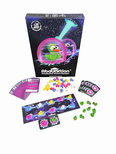 Abducktion - IntergalacDuck Forschungs-Erweiterungspaket, 25-30 Minuten, zusätzliche Karten, 2 weitere Bretter für bis zu 6 Spieler und Glitzerenten! Abducktion - IntergalacDuck Forschungs-Erweiterungspaket, 25-30 Minuten, zusätzliche Karten, 2 weitere Bretter für bis zu 6 Spieler und Glitzerenten! von Abducktion