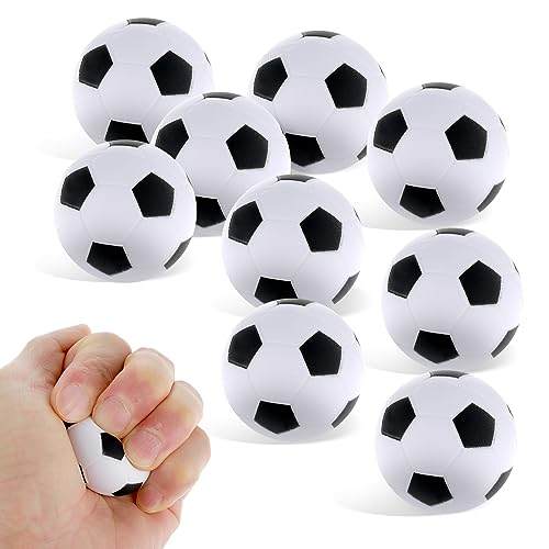 9 Stück Mini Stressbälle Fußball, 4 cm Stressball Dekompression Sportbälle Schaumstoffbälle, Klein Antistressball Schwammball für Kinder und Erwachsene, Fussball Mitgebsel Jungen 9 Stück Mini Stressbälle Fußball, 4 cm Stressball Dekompression Sportbälle Schaumstoffbälle, Klein Antistressball Schwammball für Kinder und Erwachsene, Fussball Mitgebsel Jungen von Abeillo