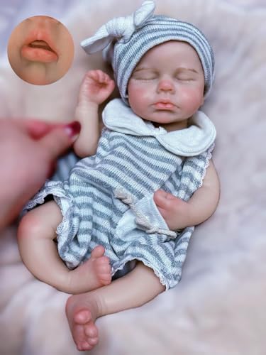 Abenduot 13 Zoll 33cm Reborn Baby Puppen Weicher Körper Vollsilikon Neugeborene Baby Puppen Realistische Reborn Puppen Wie EIN Echtes Baby Junge Abenduot 13 Zoll 33cm Reborn Baby Puppen Weicher Körper Vollsilikon Neugeborene Baby Puppen Realistische Reborn Puppen Wie EIN Echtes Baby Junge von Abenduot