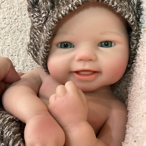 Abenduot 15 Zoll Körper Silikon Puppen Junge Reborn Babypuppen Wie Echt Baby Spielzeug Geschenk Für Kinder von Abenduot