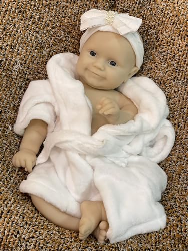 Abenduot 50cm große Mädchen Maddie Baby Reborn Silikonpuppe DIY handgemachte unlackierte Körper-Silikonpuppen für Neugeborene von Abenduot
