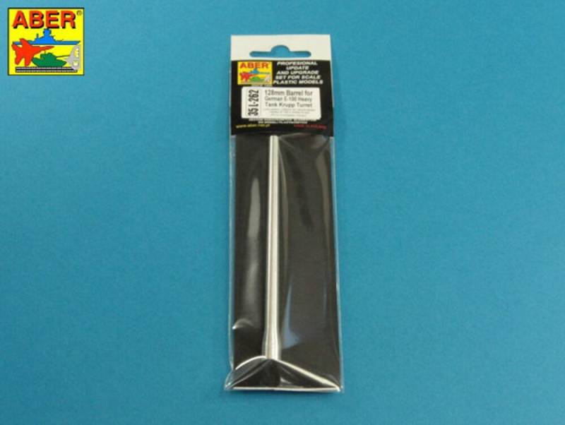 128mm Barrel for German E-100 Heavy Tank Krupp Turret von Aber