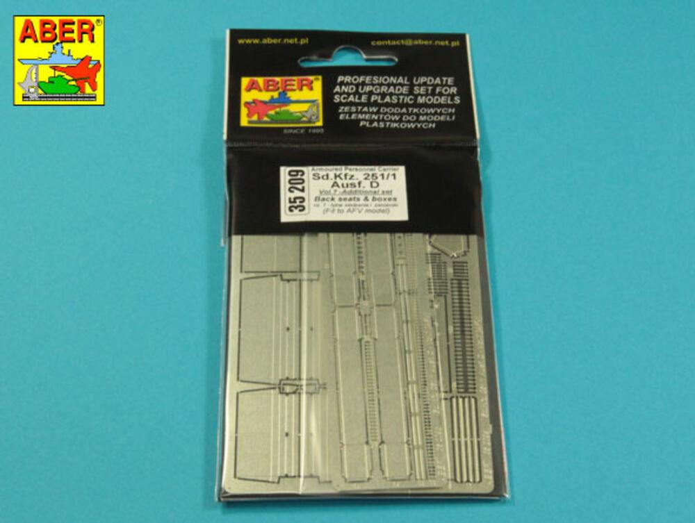 Sd.Kfz.251/1 Ausf.D-vol.7-add.set-back seats&boxes Sd.Kfz.251/1 Ausf.D-vol.7-add.set-back seats&boxes von Aber