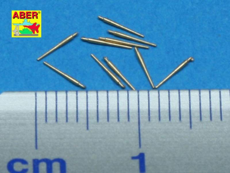 Set of 10pcs 120 mm  barrels for Royal Navy ships von Aber