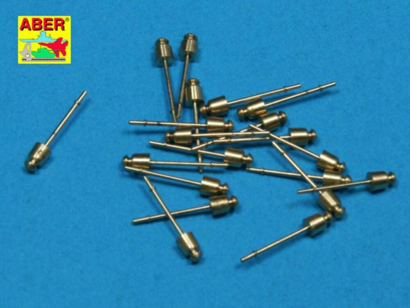 Set of 20 long insulators / Lange Strom Isolatoren von Aber