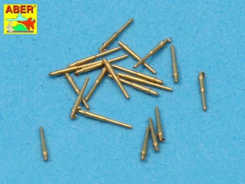 Set of 20 pcs 28 mm (1,1in) L/75Mk.1 barrels for US Navy ships von Aber