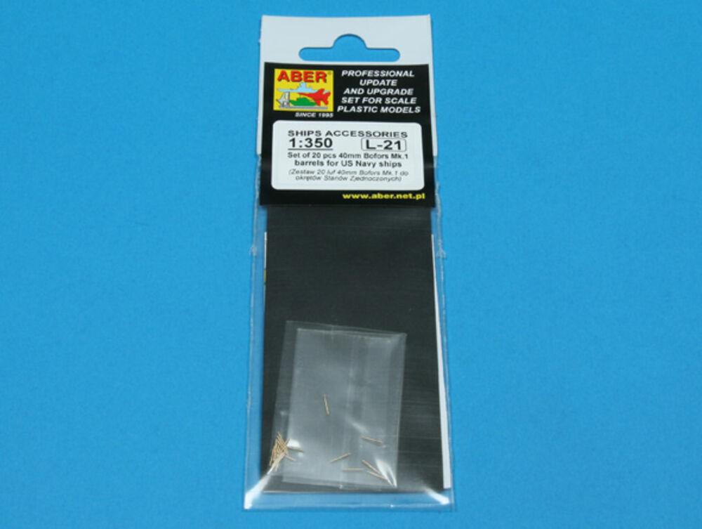 Set of 20 pcs 40 mm Bofors Mk.1 barrels for US Navy ships Set of 20 pcs 40 mm Bofors Mk.1 barrels for US Navy ships von Aber