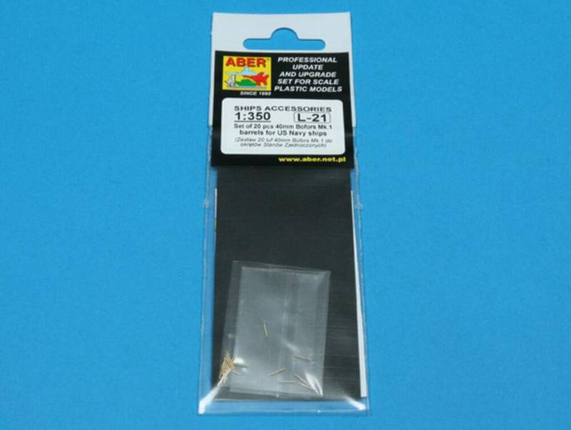 Set of 20 pcs 40 mm Bofors Mk.1 barrels for US Navy ships von Aber