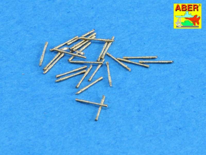 Set of 20 pcs. 13 mm type 93 A/A barrels for Japan Navy ships von Aber