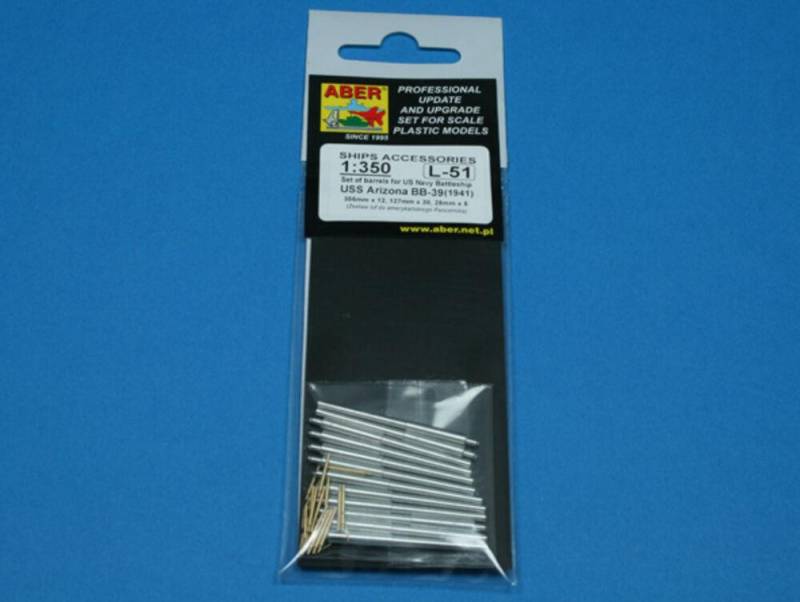 Set of Barrels for Arizona class battleships 356mm x 12 127mm x 20 28mm x 8 von Aber