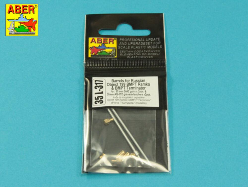 Set of barrels for BMPT Object 199 - Ramka & Terminator 2 x 2A45 mm, 2 x AGS-17 30 mm Set of barrels for BMPT Object 199 - Ramka & Terminator 2 x 2A45 mm, 2 x AGS-17 30 mm von Aber