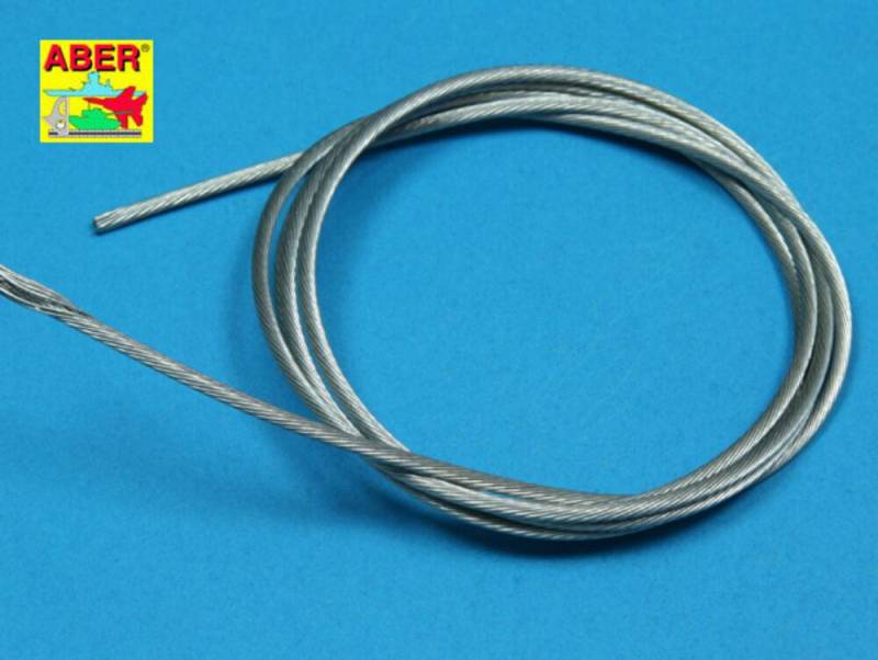 Stainless Steel Towing Cables Ø2,0mm, 1 m long von Aber