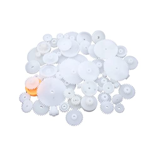 Abibiocy 75 Stcs Plastik -DIY -Roboter -Zahnrad -Kit -Motorgetriebe für DIY -Auto -Robotplastik Abibiocy 75 Stcs Plastik -DIY -Roboter -Zahnrad -Kit -Motorgetriebe für DIY -Auto -Robotplastik von Abibiocy