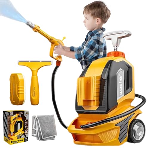 Abibiocy Kinder sauberes Auto Waschen Spielzeug Kinder putzen Auto mit Handheld -Sprühgerät, Schaber, Schwamm und Lappen glatt ohne Burrs Reinigung Spielzeugset für Jungen, Mädchen im Alter von 3+ Abibiocy Kinder sauberes Auto Waschen Spielzeug Kinder putzen Auto mit Handheld -Sprühgerät, Schaber, Schwamm und Lappen glatt ohne Burrs Reinigung Spielzeugset für Jungen, Mädchen im Alter von 3+ von Abibiocy