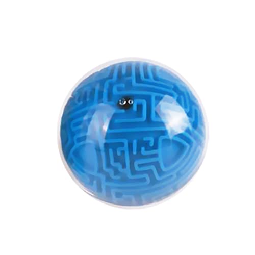Abibiocy Mini 3D Magic Labyrinth Puzzle Ball Würfel Spiel Globe Sphere Bulk Labyrinth Spielzeug Brain Teaser Game Lernbildung Puzzle Spielzeug Geschenke rot (einfach) von Abibiocy