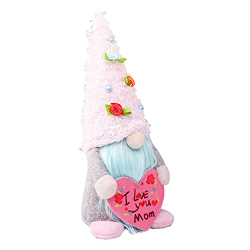 Abibiocy Muttertag Gonk Dekoration Süßes GNOME Doll Plüsch gesichtsloser Zwerg für Partydekor Männer Mütter GNOME Puppen von Abibiocy