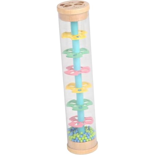 Abibiocy Regentrop -Soundspielzeug, Instrument Plastik Regenbogen -Sandglas, Regenmacher1 von Abibiocy