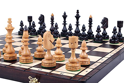 Abio Schachspiel INDISCH 48x48cm Holz Schachbrett Hochwertig Klappbare Brettspiele Schach Spiel Reisespiele Set Spiele für Erwachsene Chess Board INDISCH 123 Abio Schachspiel INDISCH 48x48cm Holz Schachbrett Hochwertig Klappbare Brettspiele Schach Spiel Reisespiele Set Spiele für Erwachsene Chess Board INDISCH 123 von Abio