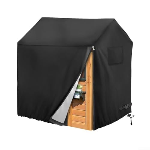 Outdoor-Spielhaus-Abdeckung, 210D wasserdicht, UV-beständig, staubdicht, für Kinderspielhaus, trocken und sauber (145 x 145 x 160 cm) von Ableholy