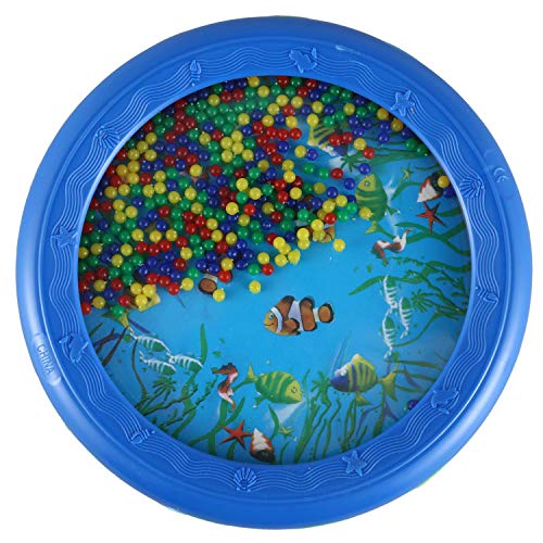 Aboiled Ozean Wellen Bead Trommel Musikalisches Paedagogisches Spielzeug Werkzeug Fuer Baby Kinder Aboiled Ozean Wellen Bead Trommel Musikalisches Paedagogisches Spielzeug Werkzeug Fuer Baby Kinder von Aboiled