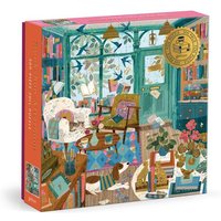 Bookshop Afternoon 500 Piece Foil Puzzle Bookshop Afternoon 500 Piece Foil Puzzle von Abrams & Chronicle Books