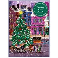 Joy Laforme Christmas Square Greeting Card Puzzle von Abrams & Chronicle Books