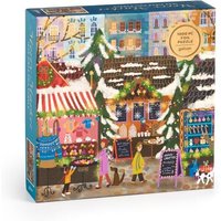 Joy Laforme Merry Market. 1000 Piece Foil Puzzle in a Square Box von Abrams & Chronicle Books