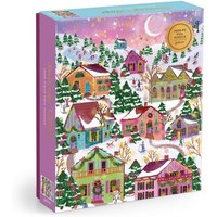 Joy Laforme Snowcap Village 1000 Piece Foil Puzzle von Abrams & Chronicle Books