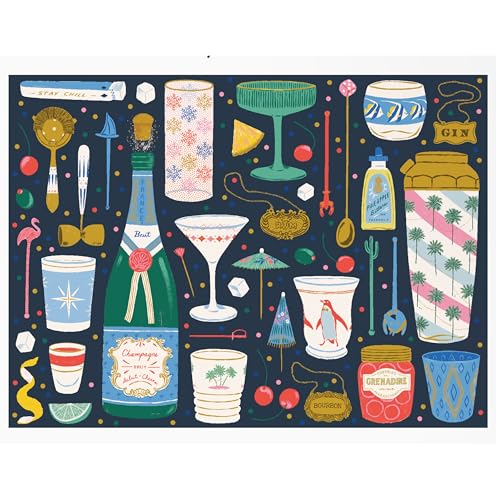 Merry Mixer 1000 Piece Foil Puzzle Merry Mixer 1000 Piece Foil Puzzle von Galison