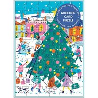 Merry & Bright Greeting Card Puzzle von Abrams & Chronicle Books