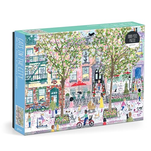 Michael Storrings Cats In The City 1000 Piece Puzzle von Galison