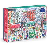 Michael Storrings Christmas in Greenwich Village 1000 Piece Puzzle von Abrams & Chronicle Books