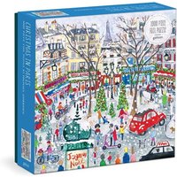 Michael Storrings Christmas in Paris. 1000 Piece Foil Puzzle von Abrams & Chronicle Books