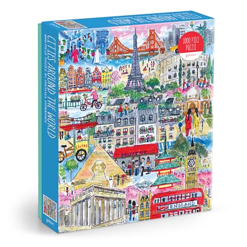 Michael Storrings Cities Around The World 1000 Piece Puzzle Michael Storrings Cities Around The World 1000 Piece Puzzle von Galison