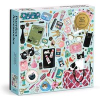 Purrfect Accessories 500 Piece Foil Puzzle von Abrams & Chronicle Books