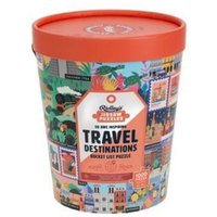 50 Awe-Inspiring Travel Destinations Bucket List 1000-Piece Puzzle von Chronicle Books