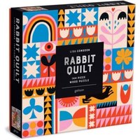 Lisa Congdon Rabbit Quilt 144 Piece Wood Puzzle Lisa Congdon Rabbit Quilt 144 Piece Wood Puzzle von Abrams & Chronicle