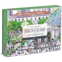 Michael Storrings Springtime at the Library 500 Piece Double-Sided Puzzle Michael Storrings Springtime at the Library 500 Piece Double-Sided Puzzle von Galison