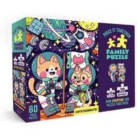 Piece It Together Family Puzzle: Catstronauts! von Abrams & Chronicle