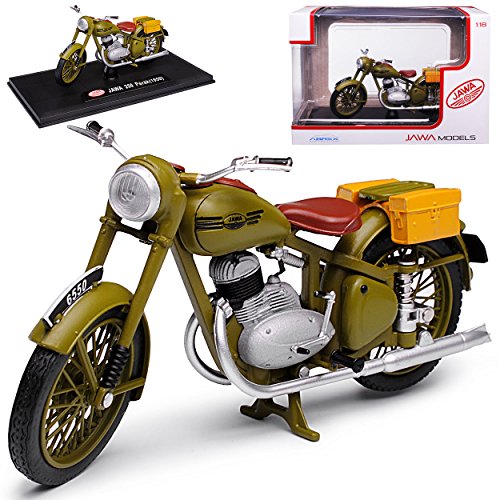 Abrex Jawa 250 Perak 1950 Dunkel Grün 1/18 Modell Motorrad von Abrex