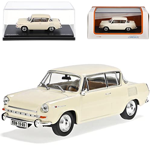 Abrex ?Koda 1100MBX 3 Türer Ivory Beige Weiss 1964-1969 721YE 1/43 Modell Auto Abrex ?Koda 1100MBX 3 Türer Ivory Beige Weiss 1964-1969 721YE 1/43 Modell Auto von Abrex
