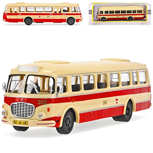 Abrex ?Koda 706 RTO Beige Rot Bus Brünn 1947-1958 1/43 Modell Auto von Abrex