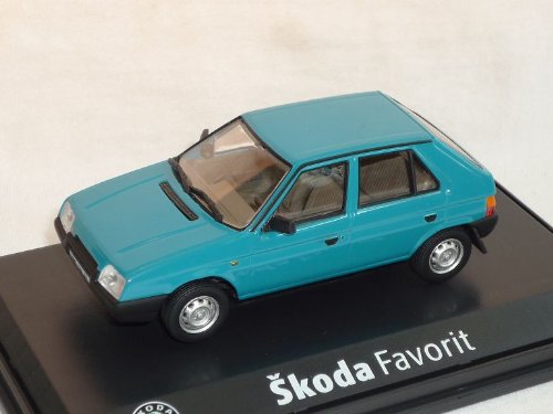 Abrex ?Koda Favorit 136l 136 L 1987 143abs-708ls Adriatic Blau 1/43 Modellauto Modell Auto von Abrex